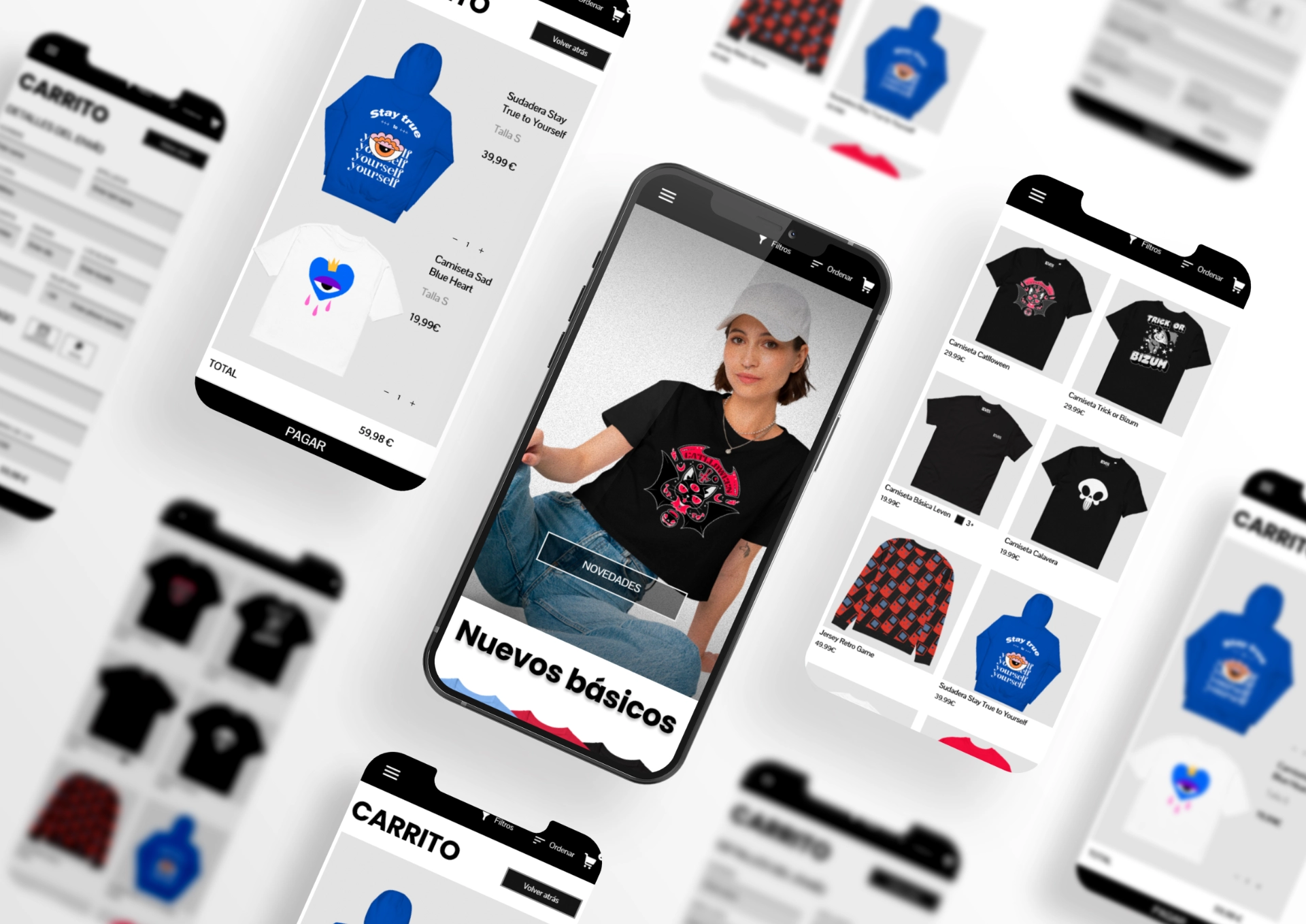 Mockup Diseño Web para Leven.